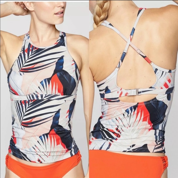 Athleta Tahitian Bra Cup Tankini Top - Picture 6 of 15